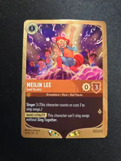 2026 Disney Lorcana Meilin Lee Promo #10/P4 Foil Vocalist Attack of the Vine! - Image 1