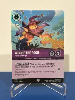 Disney Lorcana Winnie the Pooh Hunny Archmage 212/207 EPIC Attack Of The Vine! - Image 1