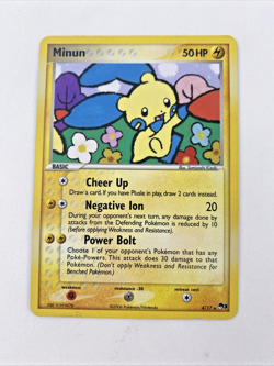 Minun 4/17 Pokemon Card 2006 EX Holon Phantoms – Lightly Played (LP) - Image 1