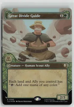 Great Divide Guide (Showcase) NM Foil 345 Avatar: The Last Airbender MTG - Image 1