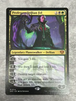 MTG Professor Dellian Fel Regular Secrets of Strixhaven SOS - Image 1