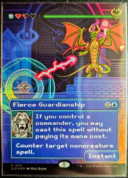 Fierce Guardianship (Extra Life Rainbow Foil) - Secret Lair Drop Series (SLD) NM - Image 1