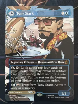 Tony Stark (Borderless) (0350) Marvel Super Heroes Regular - Image 1