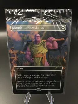 MTG Swords to Plowshares | PSA Magazine Exclusive Promo | Magic The Gathering NM - Image 1