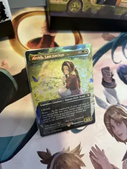 MTG Final Fantasy Aerith, Last Ancient Borderless Track foil - R 0471 - Image 2