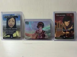 Magic: The Gathering Avatar Art Series Foil Signed | 3-Card Lot | Toph #49/54 - Image 2