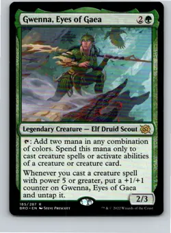 Magic the Gathering Gwenna, Eyes of Gaea The Brothers' War MTG Free Shipping! - Image 1