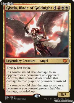 MTG Gisela, Blade of Goldnight [C15 - 219] LP - Image 1