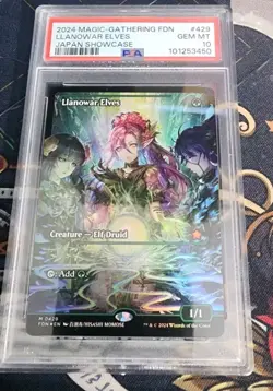 Llanowar Elves (Showcase) Foundations Foil - Image 1