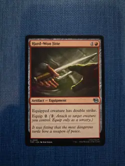 Hard-Won Jitte 0091 Teenage Mutant Ninja Turtles Magic: The Gathering NM - Image 1