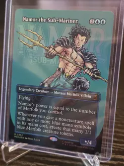 Namor the Sub-Mariner (Borderless) Marvel Super Heroes Foil 362 - Image 1