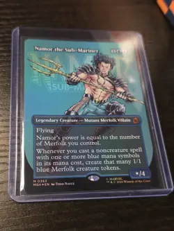 Namor the Sub-Mariner (Borderless) Marvel Super Heroes Foil 362 - Image 2