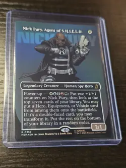 Nick Fury, Agent of S.H.I.E.L.D. (Borderless) Marvel Super Heroes Foil 357 - Image 2