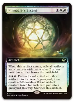 Pinnacle Starcage (Extended Art) #322 (Foil) NM Edge of Eternities EOE Magic MTG - Image 1