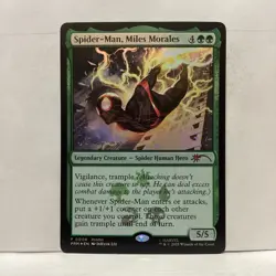 Spider-Man, Miles Morales Magic: The Gathering Marvel Spider Man Foil Promo #8 - Image 1