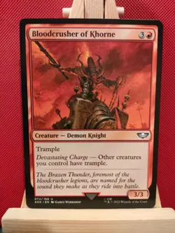 Bloodcrusher of Khorne - Warhammer 40,000 (40k) - Uncommon - NM - MTG - Image 1