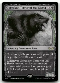 Goreclaw, Terror of Qal Sisma #27 (NM) March of the Machine MUL Magic MTG - Image 1