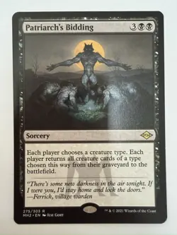 MTG Magic the Gathering Patriarch's Bidding (275/767) Modern Horizons 2 LP - Image 1