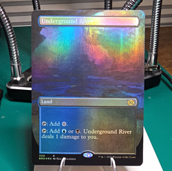 Wizards of the Coast Underground River Foil Borderless Rare Land 300 - Image 1