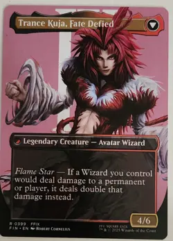 Kuja, Genome Sorcerer Borderless MTG FIN 0399 FFIX Final Fantasy NM Rare Profile - Image 2
