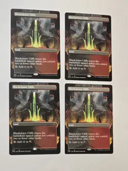 4x Blackcleave Cliffs - Showcase - One - Near Mint - MTG - Image 1