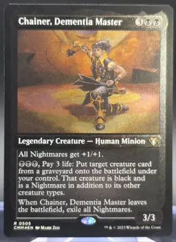 Chainer, Dementia Master #505 Commander Masters Etched Foil Rare *Buy 2 Get 1 - Image 1