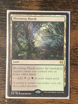 Blooming Marsh x4 Kaladesh 243/264 Black Green Land Wizards 2016 English - Image 1