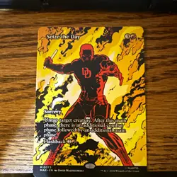 Wizards of the Coast MTG Seize the Day MAR #0073 M Sorcery EN Foil Full Art - Image 1
