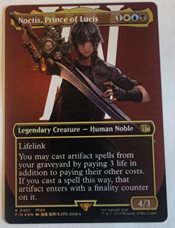 Noctis, Prince of Lucis (Borderless) Final Fantasy Foil - Image 1
