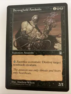 MTG NM Stronghold Assassin Stronghold Free Shipping In The US With Tracking - Image 1