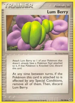 Lum Berry 78/106 Uncommon Emerald Pokemon Lightly Played - Image 1