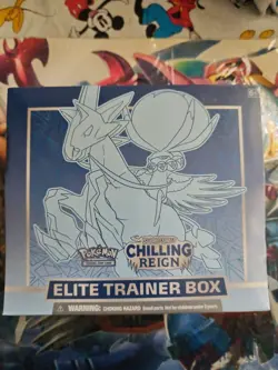 CHILLING REIGN ETB Elite Trainer Box Pokemon SWSH Ice Rider Calyrex 820650808630 - Image 1