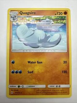 Quagsire 97/214 Rare Unbroken Bonds Pokemon Near Mint - Image 1