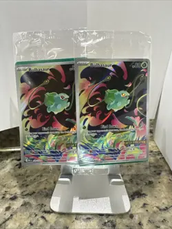 Pokemon Card Bulbasaur 133/132 - Mega Evolution Stamped Promo Sealed - Image 1