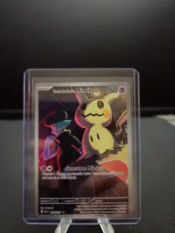 Team Rocket's Mimikyu 238/217 Illustration Rare Ascended Heroes Pokemon Holo NM - Image 1