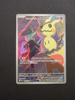 Team Rocket's Mimikyu 238/217 Illustration Rare Ascended Heroes Pokemon Holo NM - Image 3