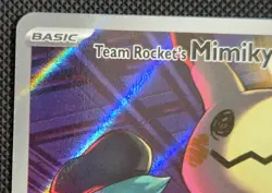 Team Rocket's Mimikyu 238/217 Illustration Rare Ascended Heroes Pokemon Holo NM - Image 4