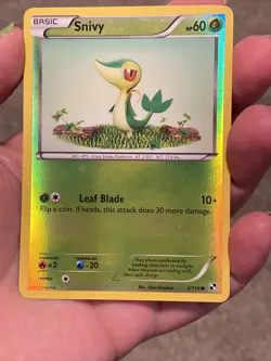 Snivy 2/114 B&W Base Set Reverse Holo - Pokemon TCG Card Black & White LP - Image 4