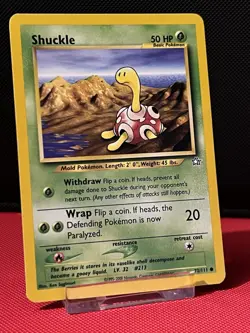 Pokemon TCG Shuckle 72/111 Neo Genesis WOTC - Image 1