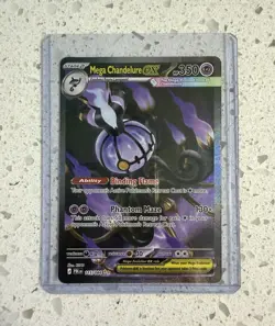 Mega Chandelure EX 115/119 Phantom Forces Secret Rare Holo Full Art MEGA - Image 1