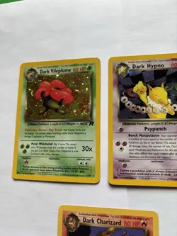 WOTC Pokemon TCG 2000 EN Holo 10-Card Lot Team Rocket/Gym Challenge/Neo Genesis - Image 3