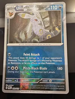 UMBREON (POKE BALL PATTERN) 059/131 PRISMATIC EVOLUTIONS POKEMON NM - Image 1