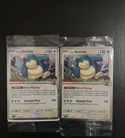 2 Hop's Snorlax - 117/159- Pokemon Journey Together Gamestop Holo Rare NM SEALED - Image 1