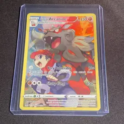 Hisuian Arcanine TG08/TG30 Swsh11: Lost Origin Trainer Gallery Holo Pokemon TCG - Image 1