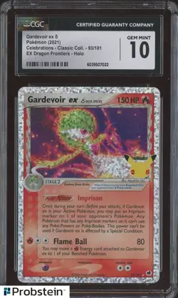 2021 Pokemon Classic Coll #93/101 Gardevoir Ex Holo CGC 10 GEM MINT - Image 1