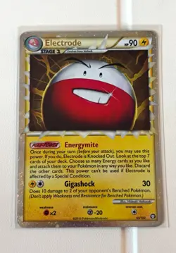 Electrode Prime 93/102 Triumphant Holo Ultra Rare 2010 Near Mint Pokemon - Image 1