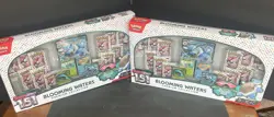 Two Pokemon TCG Scarlet & Violet 151 Blooming Waters Premium Collection Boxes - Image 1