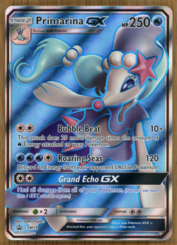 Primarina GX - SM39 ~ Full Art ~ SM Black Star Promo ~ Near Mint!! - Image 1
