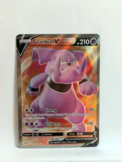 NM - Granbull V - 159/172 - Brilliant Stars - Pokemon Card TCG - Image 1