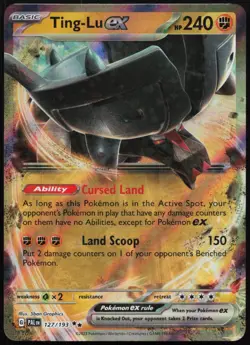 Ting-Lu ex 127/193 Double Rare Paldea Evolved Pokemon Holo NM - Image 1